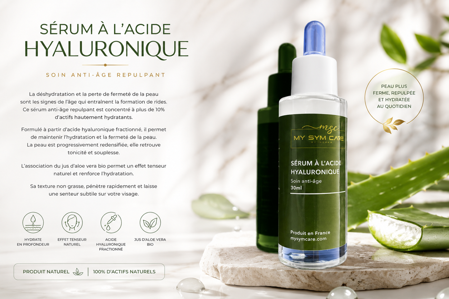 SÉRUM À L’ACIDE HYALURONIQUE