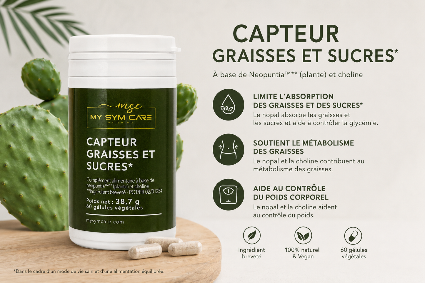 CAPTEUR GRAISSES ET SUCRES*